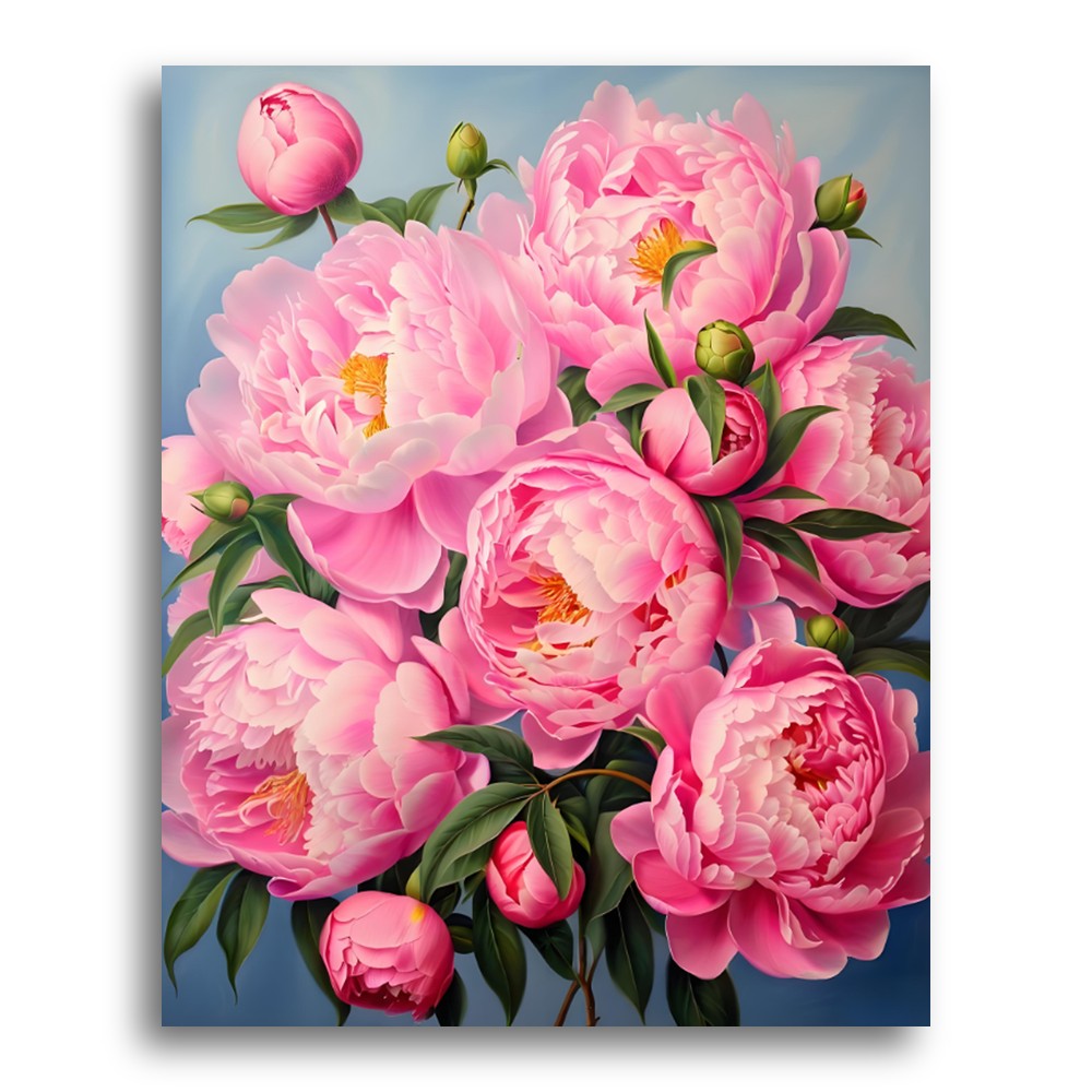 Blushing Peony Bouquet – Paint by Numbers Kit