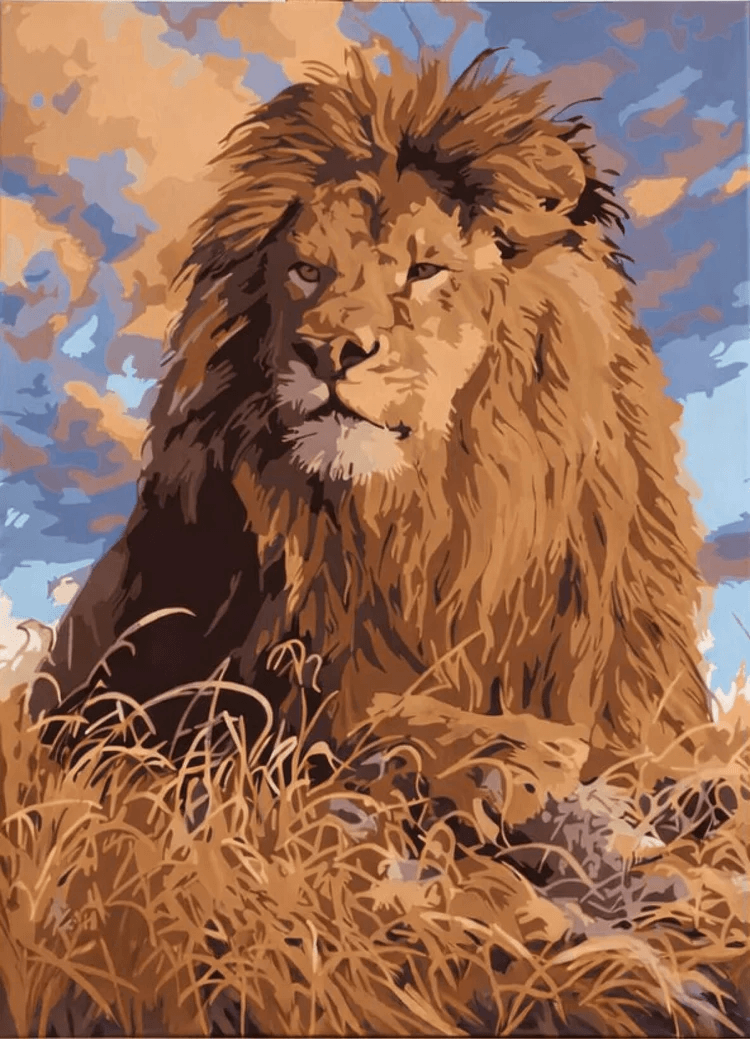 Majestic Lion - Paint by Numbers Kit