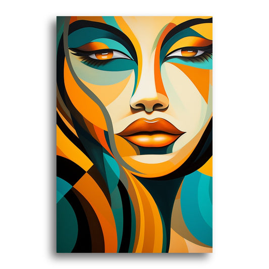 Abstract Woman's Face – Paint by Numbers Kit