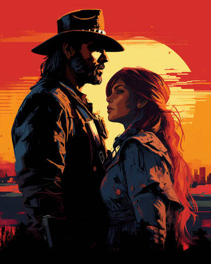 Sunset Dialogue – Paint by Numbers Kit