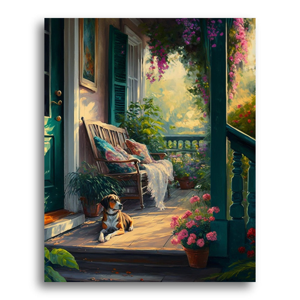 Porchside Repose – Paint by Numbers Kit