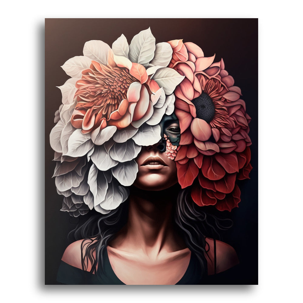 Silent Floral Mask – Paint by Numbers Kit