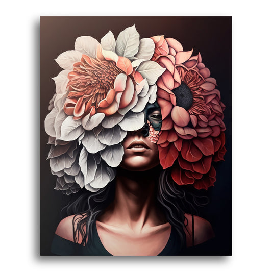 Silent Floral Mask – Paint by Numbers Kit