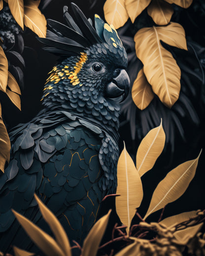 Shadowed Feather Study – Paint by Numbers Kit