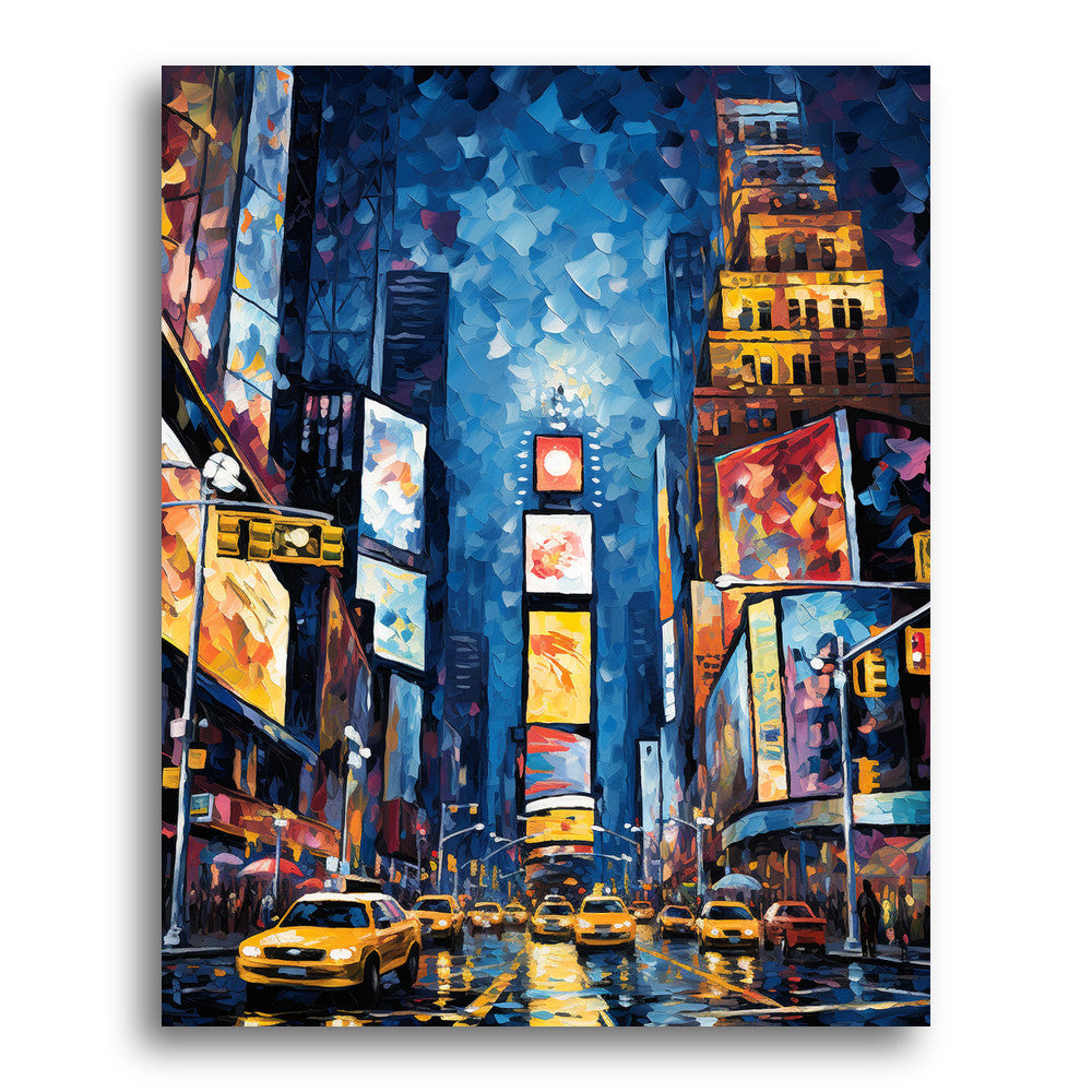 Yellow on Broadway – Paint by Numbers Kit