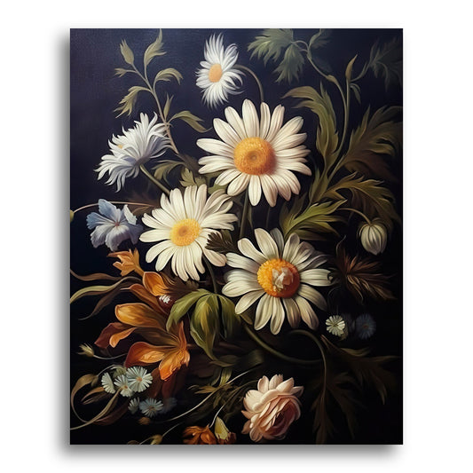 Daisies in Quiet Light – Paint by Numbers Kit