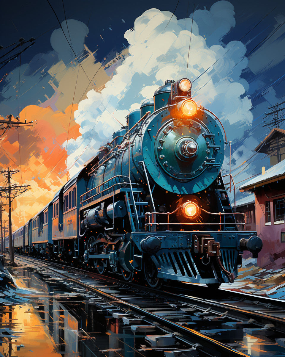 Evening Express – Paint by Numbers Kit