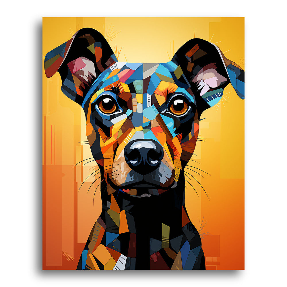 Vibrant Canine Portrait – Paint by Numbers Kit