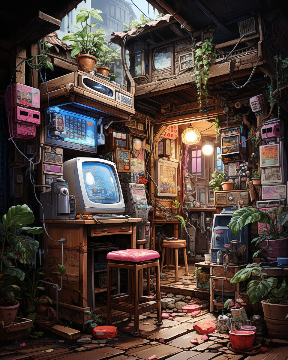 The Vintage Workstation – Paint by Numbers Kit