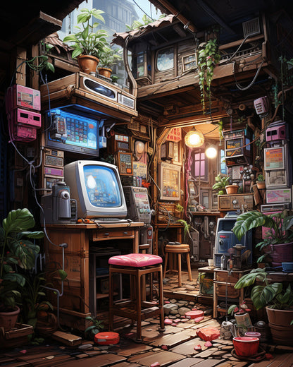 The Vintage Workstation – Paint by Numbers Kit