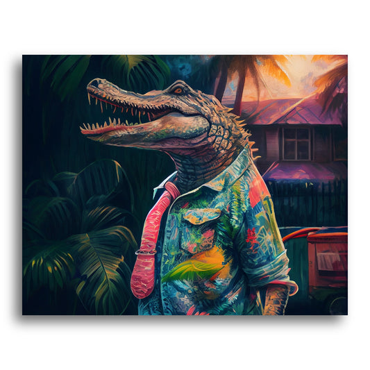 Tropical Evening Attire – Paint by Numbers Kit