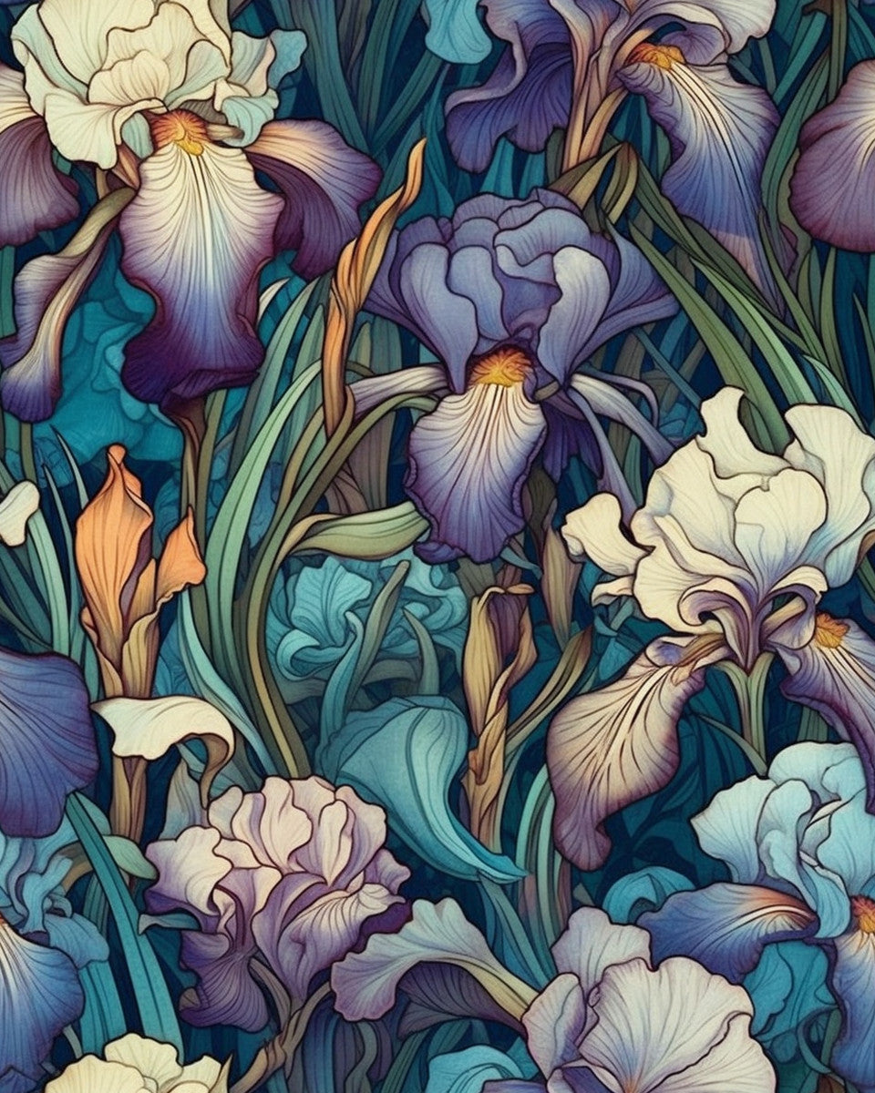 Patterned Iris Assembly – Paint by Numbers Kit