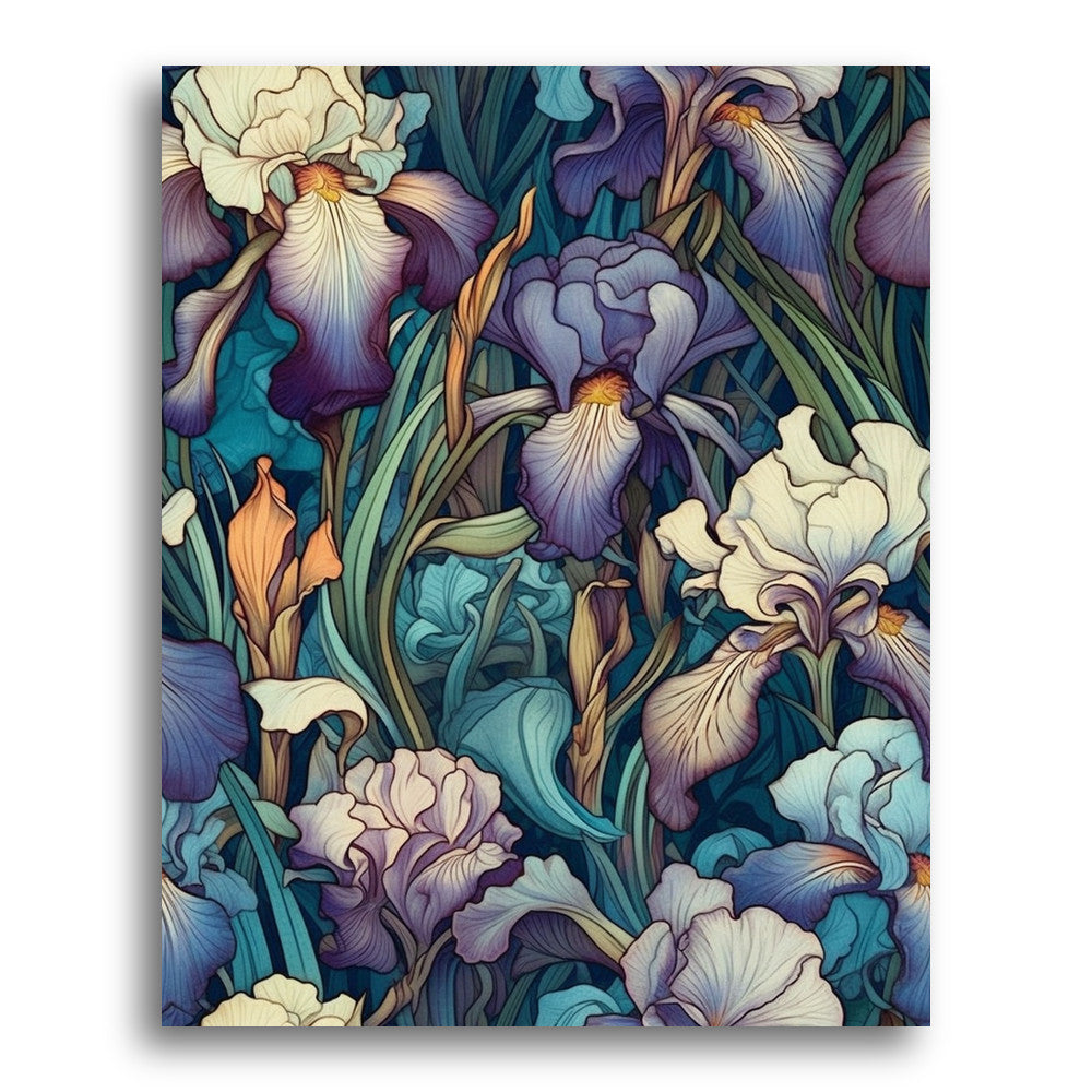 Patterned Iris Assembly – Paint by Numbers Kit