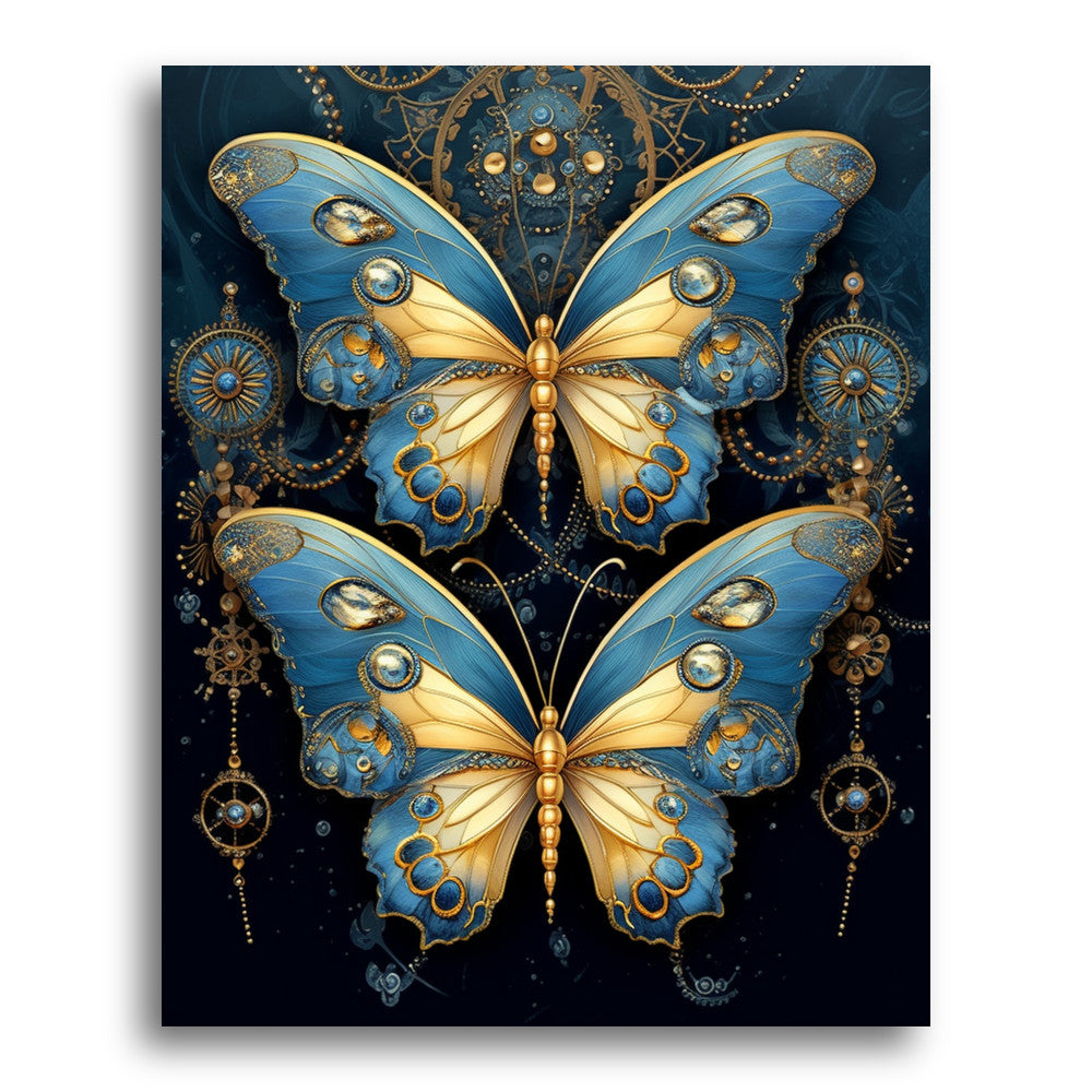 Gilded Wing Pair – Paint by Numbers Kit