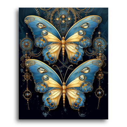 Gilded Wing Pair – Paint by Numbers Kit