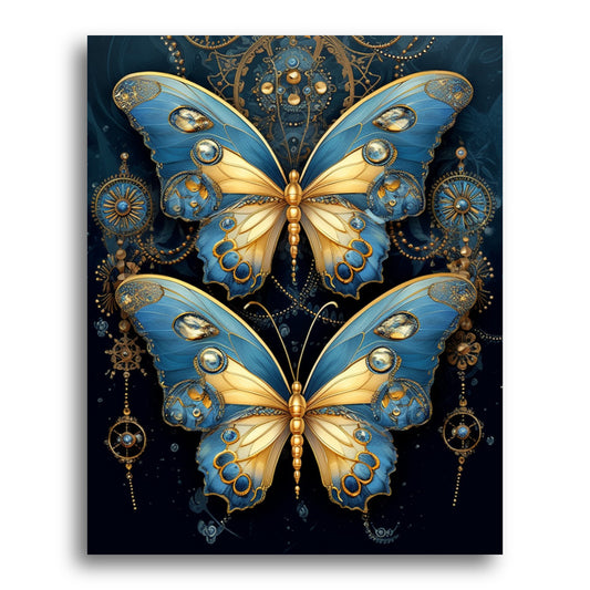 Gilded Wing Pair – Paint by Numbers Kit