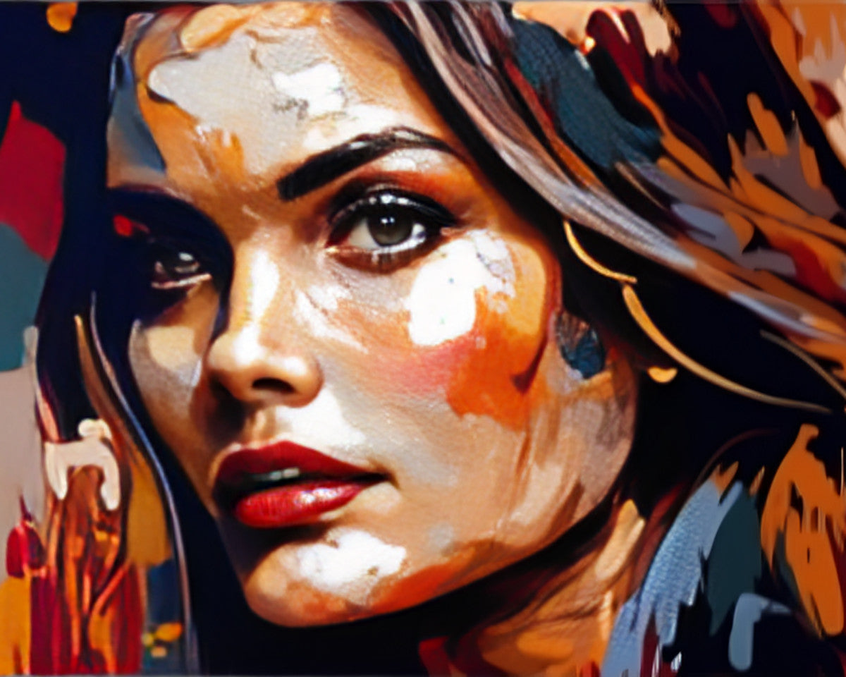 Amber Contemplation – Paint by Numbers Kit