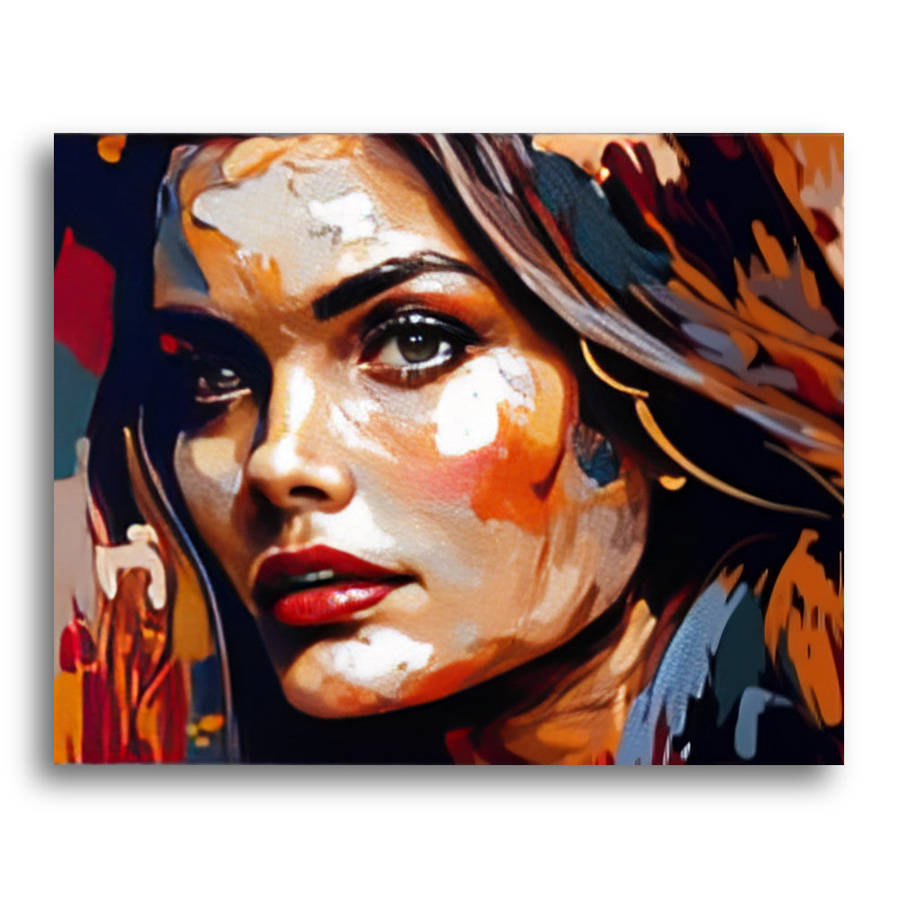 Amber Contemplation – Paint by Numbers Kit