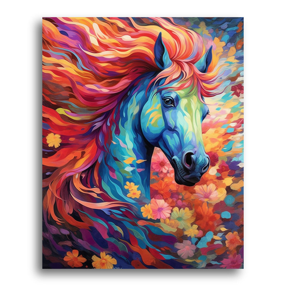 The Floral Mane – Paint by Numbers Kit