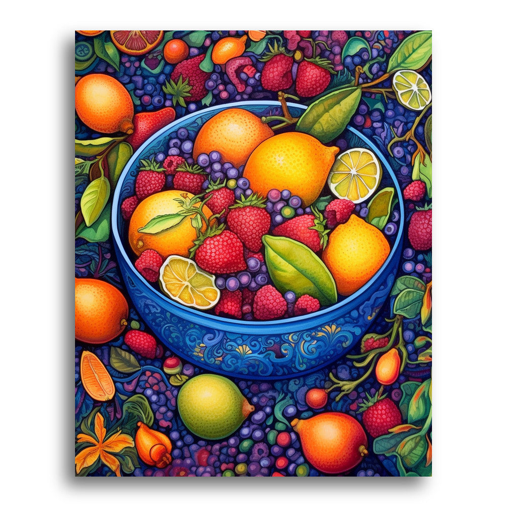 Summer Citrus Chorus – Paint by Numbers Kit