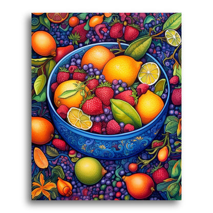 Summer Citrus Chorus – Paint by Numbers Kit