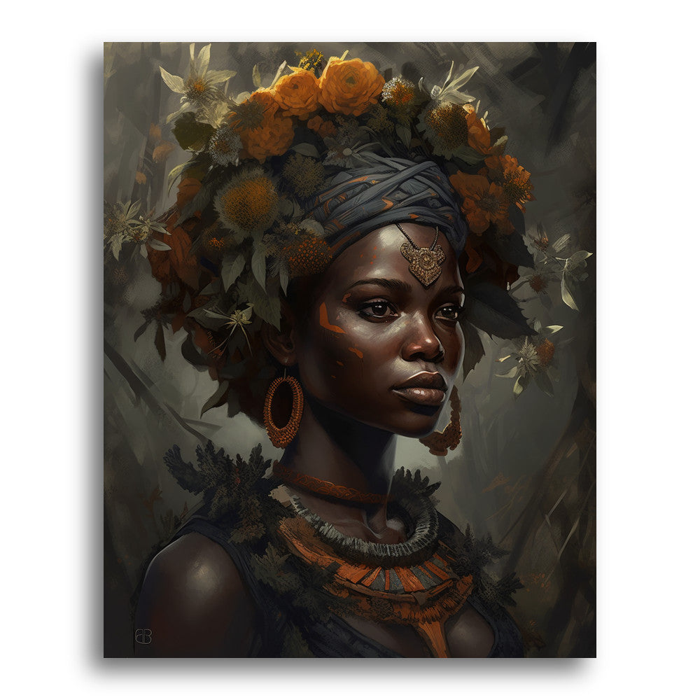 Crowned Contemplation – Paint by Numbers Kit