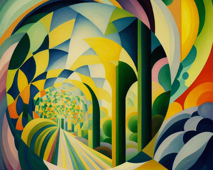 Geometric Passage – Paint by Numbers Kit