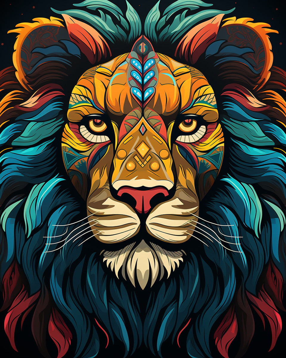 The Regal Mane – Paint by Numbers Kit