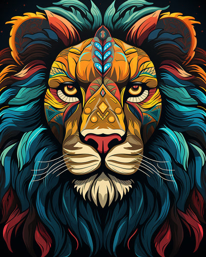 The Regal Mane – Paint by Numbers Kit