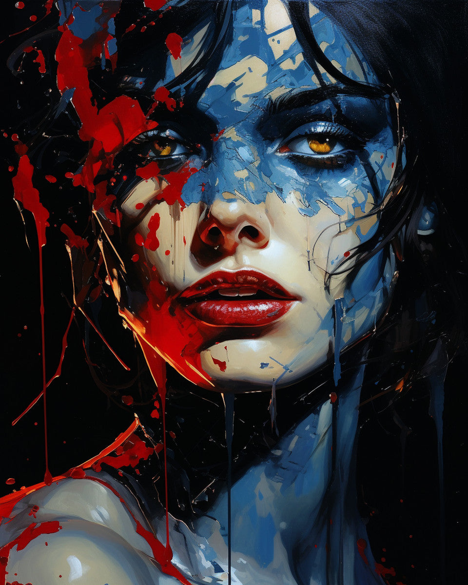 Veiled Intensity – Paint by Numbers Kit