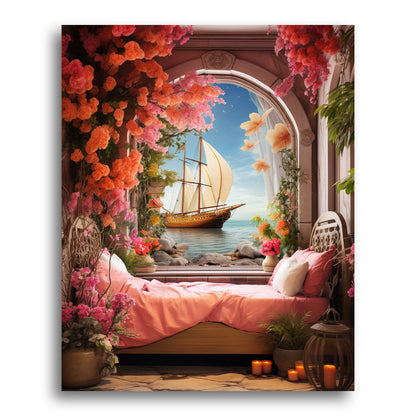 Spring Window Retreat – Paint by Numbers Kit