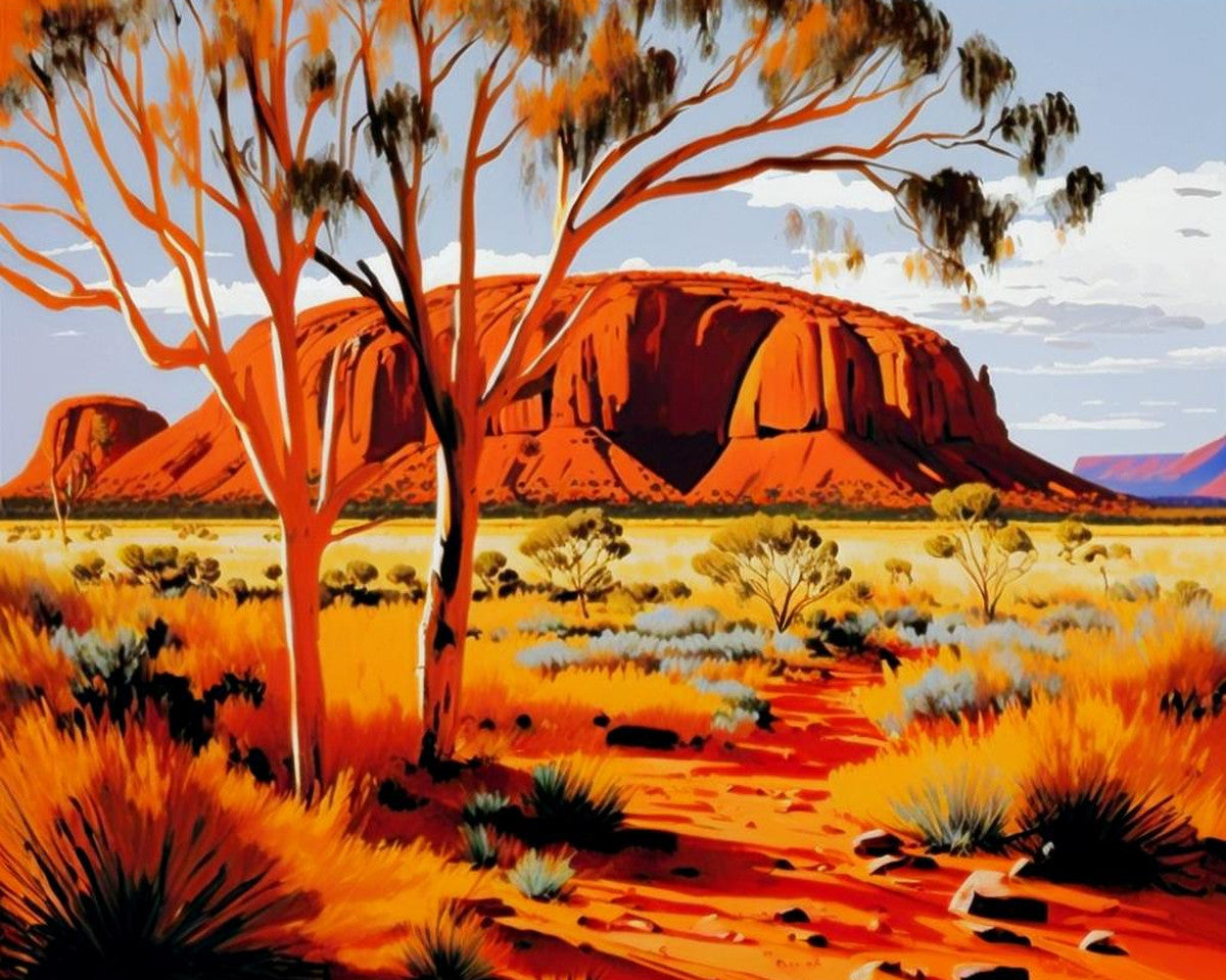 Uluru in Daylight – Paint by Numbers Kit
