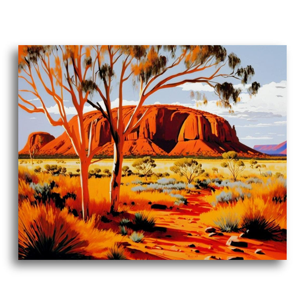 Uluru in Daylight – Paint by Numbers Kit
