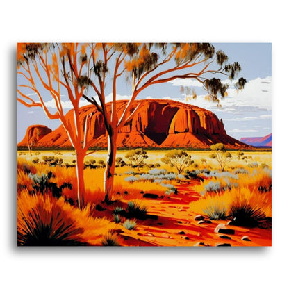 Uluru in Daylight – Paint by Numbers Kit