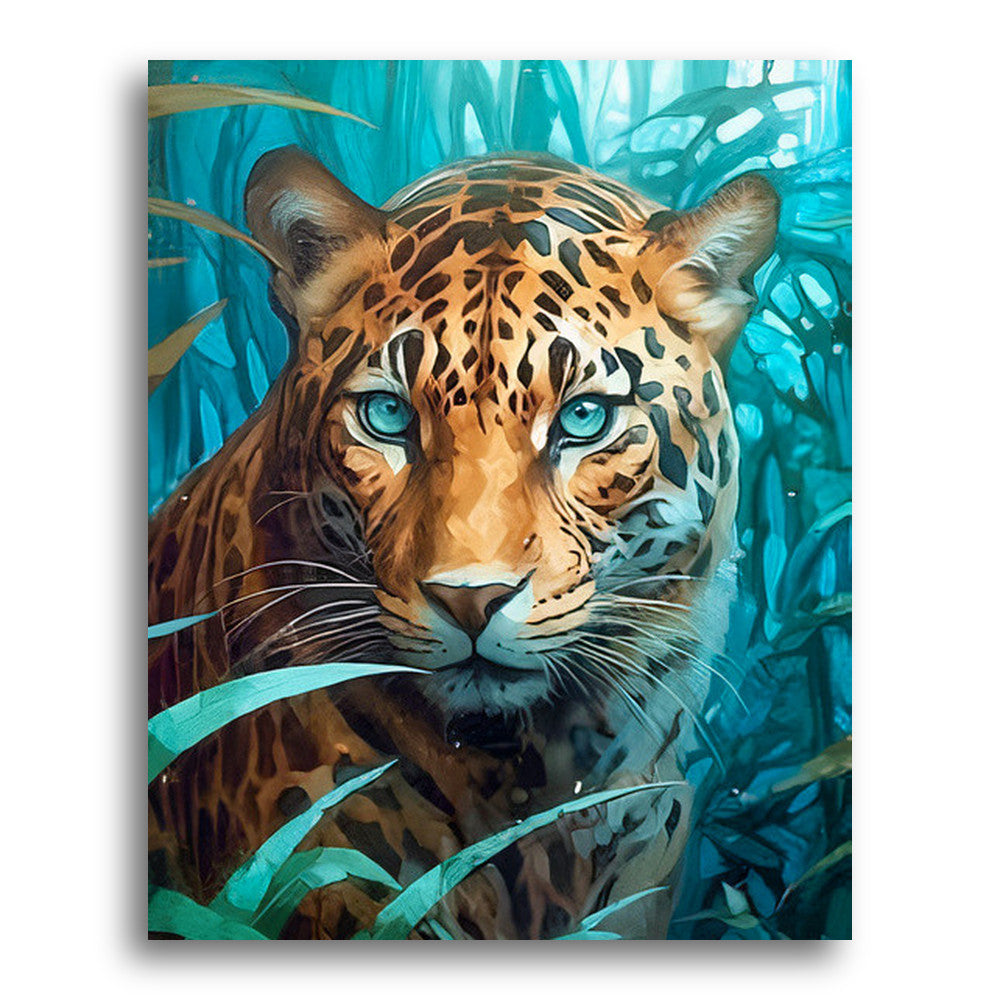 The Stalking Jaguar – Paint by Numbers Kit