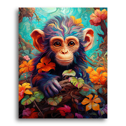 Jungle Whimsy – Paint by Numbers Kit