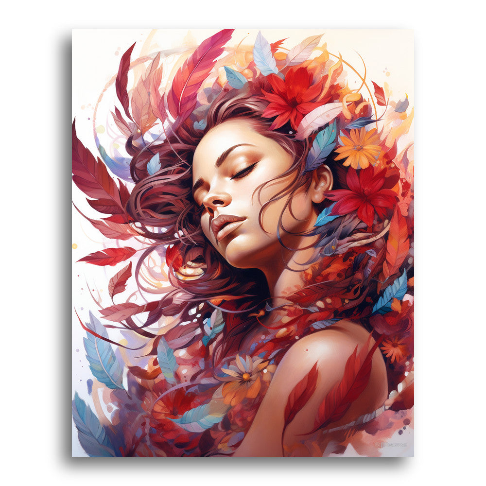 Autumnal Blooming Silence – Paint by Numbers Kit