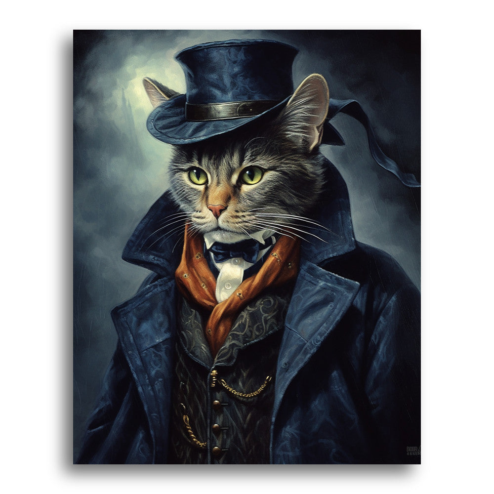 The Victorian Cat – Paint by Numbers Kit