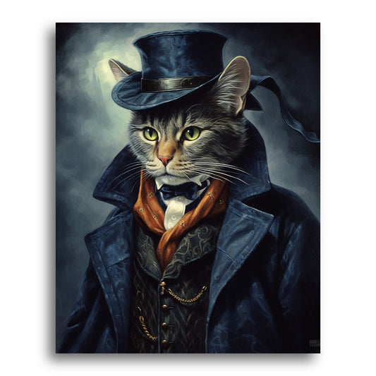The Victorian Cat – Paint by Numbers Kit