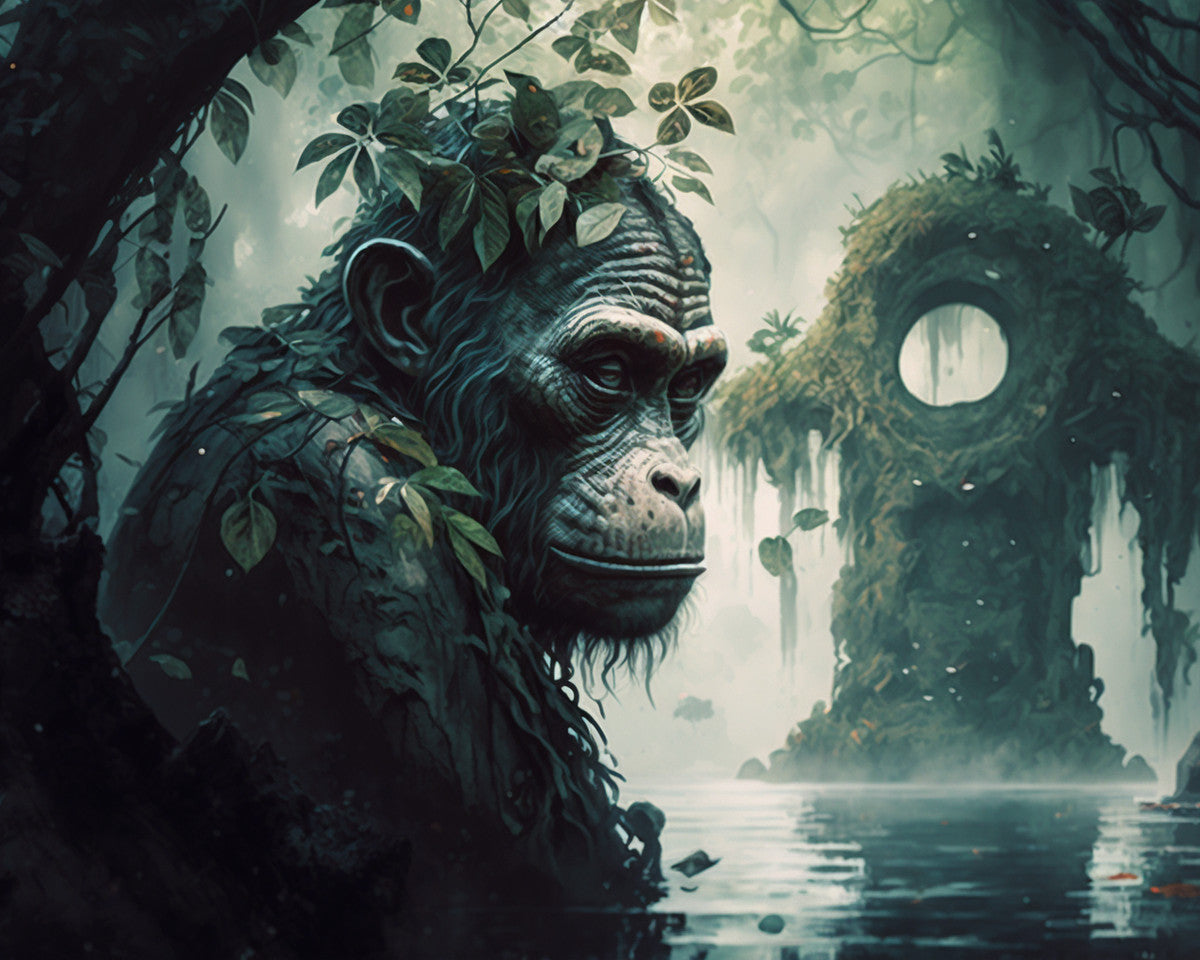 Mossborn Presence – Paint by Numbers Kit