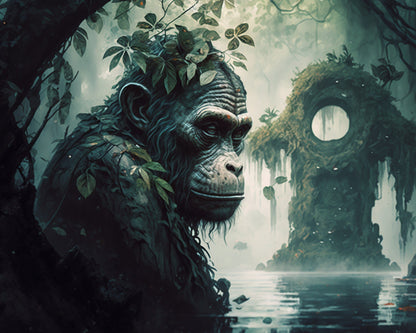 Mossborn Presence – Paint by Numbers Kit