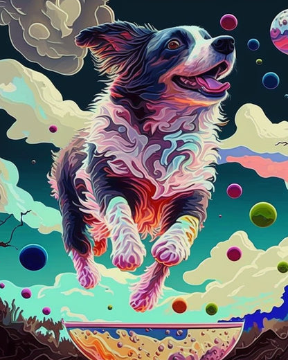 Leap Through Bubbles – Paint by Numbers Kit