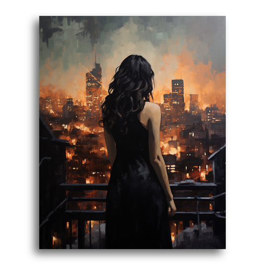 Evening on the Balcony – Paint by Numbers Kit