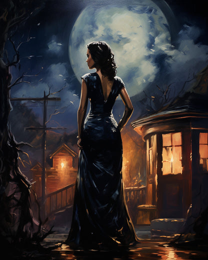 Night by the Window – Paint by Numbers Kit