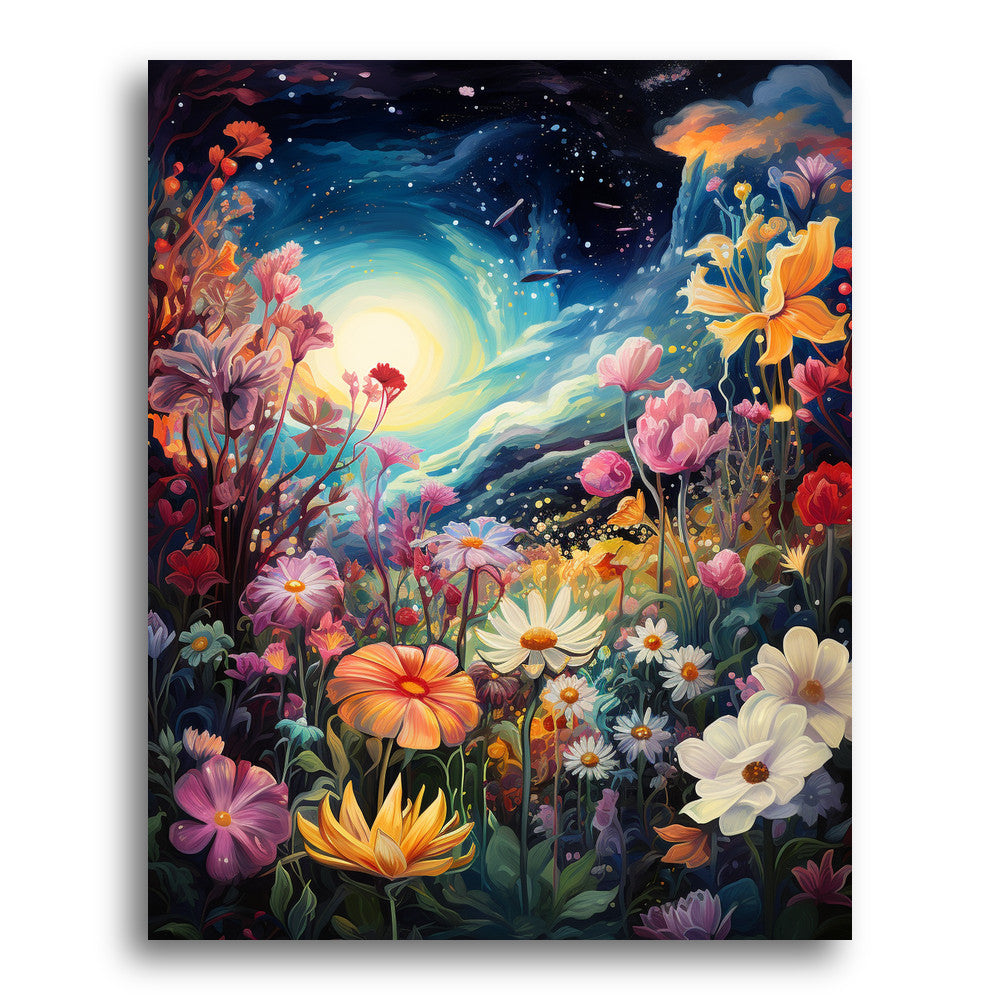 Dreamscape Flower Field – Paint by Numbers Kit
