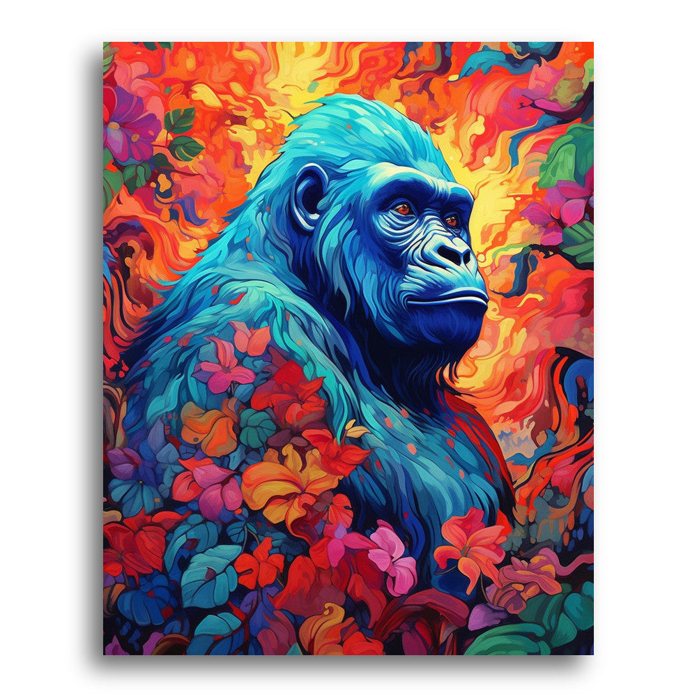 Gorilla in Flames – Paint by Numbers Kit
