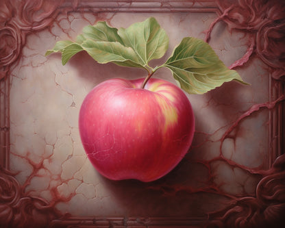 Cracked Earth Apple – Paint by Numbers Kit