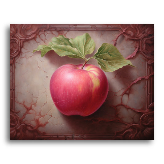Cracked Earth Apple – Paint by Numbers Kit
