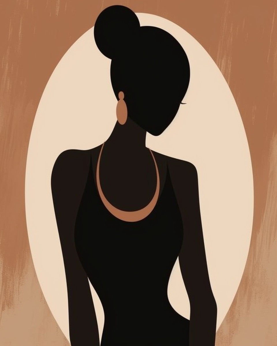 Profile in Silhouette – Paint by Numbers Kit