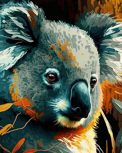 Koala in Grey Haze – Paint by Numbers Kit